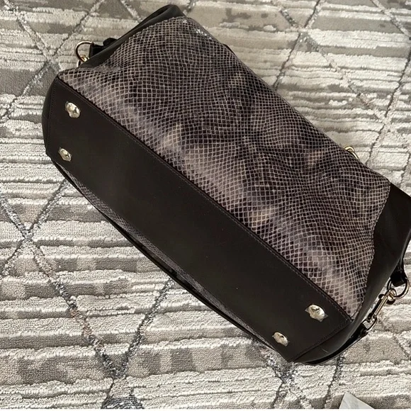 Coach Collette Satchel Python Leather Bag (2014) NWOT - Picture 11 of 15